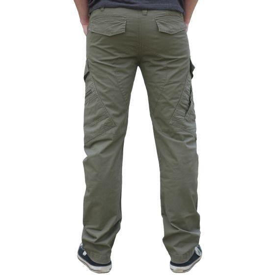 Brandit Advet Broek met Slanke Pasvorm - Olijf