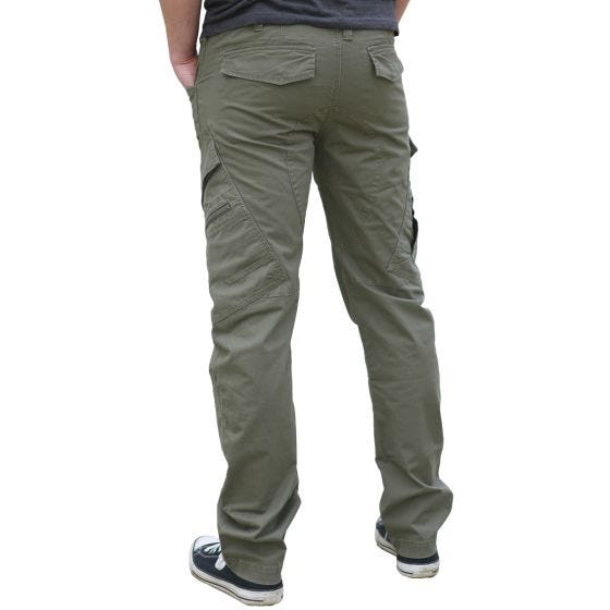 Brandit Advet Broek met Slanke Pasvorm - Olijf