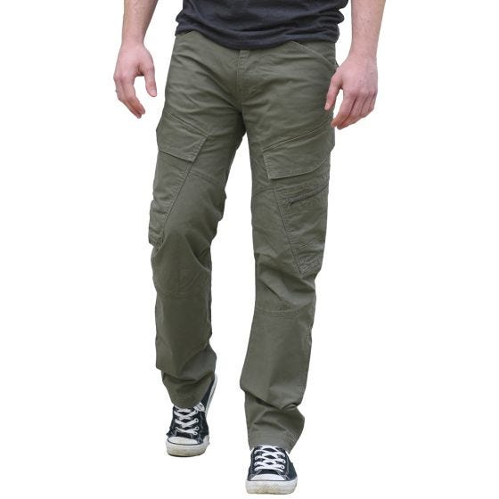 Brandit Advet Broek met Slanke Pasvorm - Olijf
