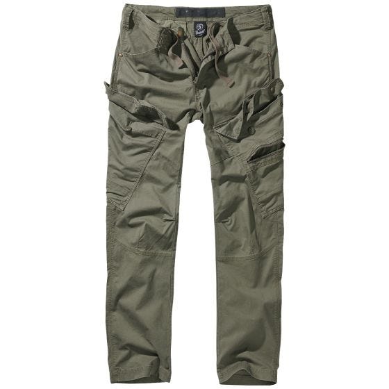 Brandit Advet Broek met Slanke Pasvorm - Olijf