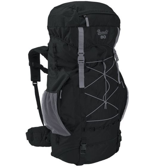 Brandit Aviator 80 Rugzak - Zwart