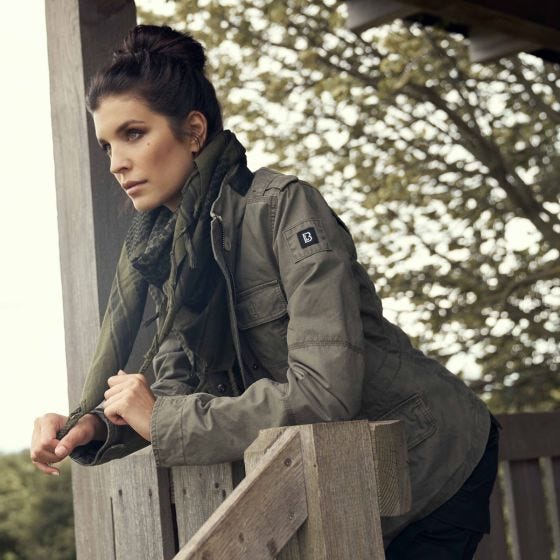 Brandit Dames Britannia Jack - Olijf