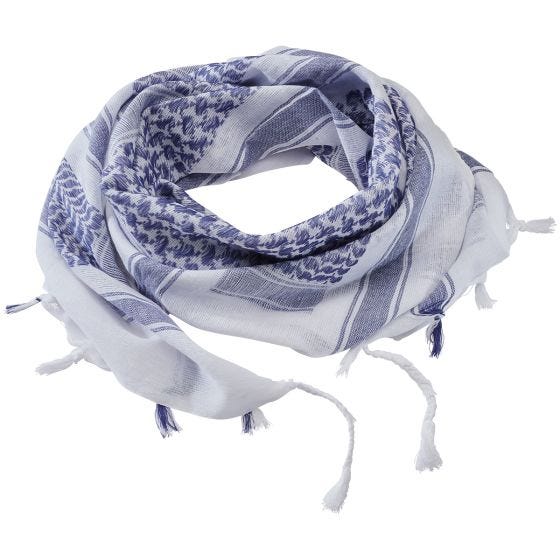 Brandit Shemag Sjaal - Blauw/Wit
