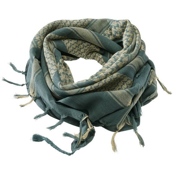 Brandit Shemag Sjaal - Petrol/Khaki