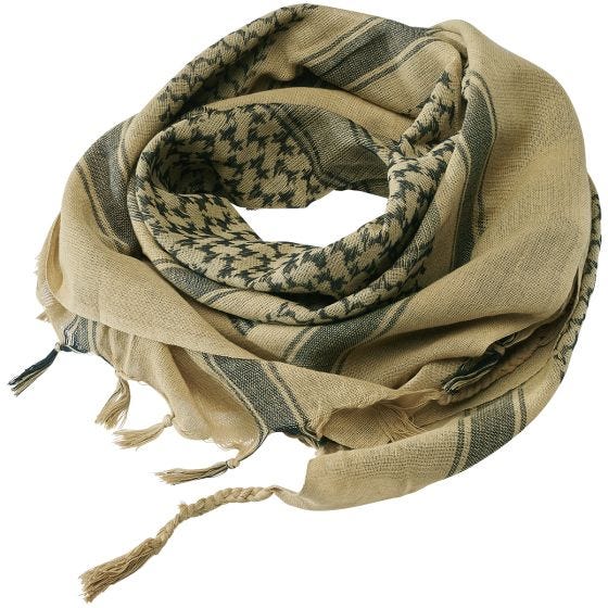 Brandit Shemag Sjaal - Khaki/Zwart