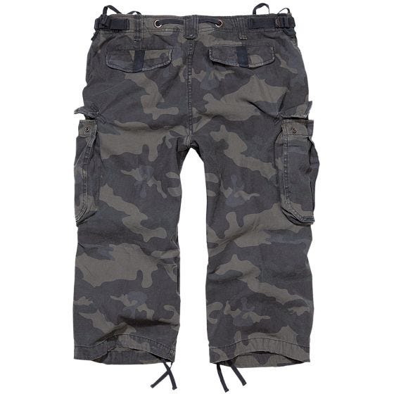 Brandit Industry Vintage Driekwartshort - Dark Camo