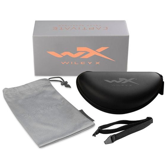 Wiley X WX Compass Standaard brillen - Captivate Polarized Bronze Mirror Glazen / Matte Black Montuur