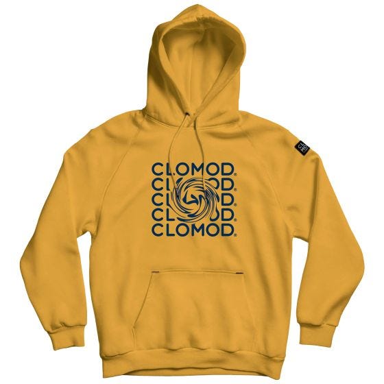 CLOMOD "Twirl" Hoodie - Spicy Mustard Yellow