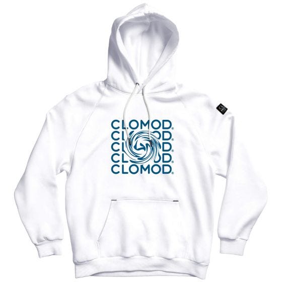 CLOMOD "Twirl" Hoodie - Wit