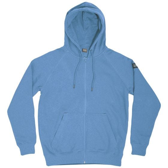 CLOMOD "Blank" Trui met rits - Dawn Blue