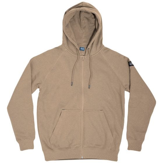 CLOMOD "Blank" Trui met rits - Tan Brown