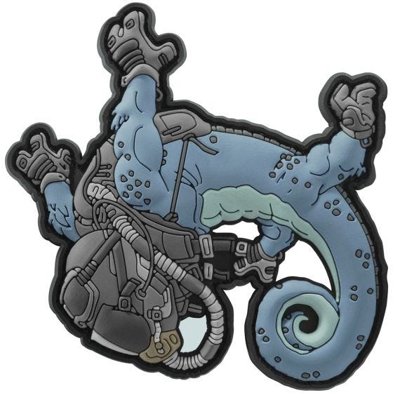 Patchlab Halo Chameleon Patch Blauw/Zwart