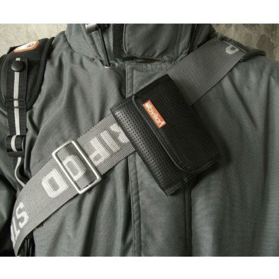 Civilian Drievoudige Portemonnee met Leren Clip Tactisch - Zwart