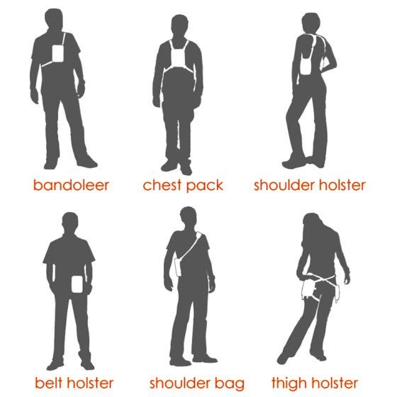 Civilian Covert RG Loader Holster - Zwart