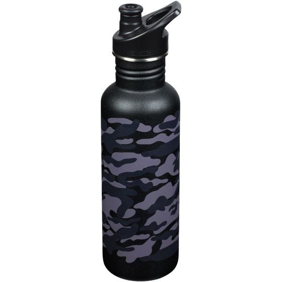 Klean Kanteen Classic Sport Cap Fles 800 ml - Black Camo