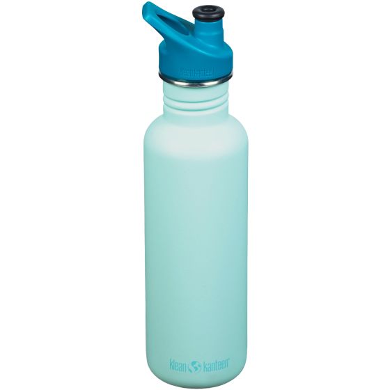 Klean Kanteen Classic Sport Cap Fles 800 ml - Blue Tint