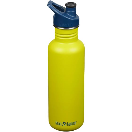 Klean Kanteen Classic Sport Cap Fles 800 ml - Green Apple