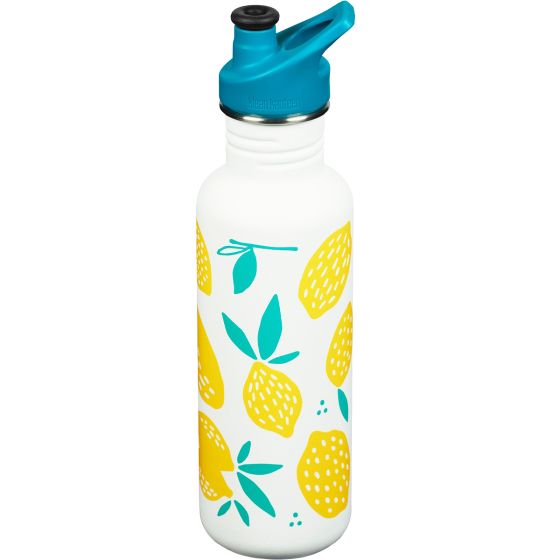 Klean Kanteen Classic Sport Cap Fles 800 ml - Lemon