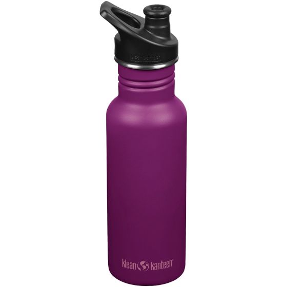 Klean Kanteen Classic Sport Cap Fles 532 ml - Purple Potion