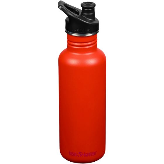 Klean Kanteen Classic Sport Cap Fles 800 ml - Tiger Lilly
