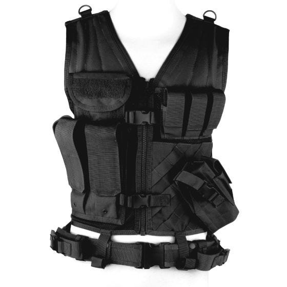 Condor Crossdraw Vest - Zwart