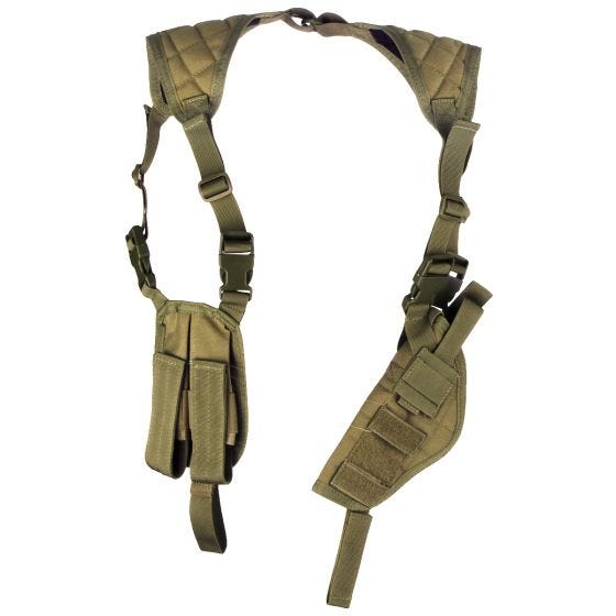 Condor Vertical Schouderholster - Coyote Brown