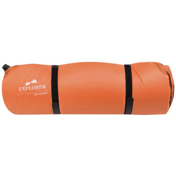 Explorer Zelfopblaasbare Thermische Mat 200x66x10 - Oranje
