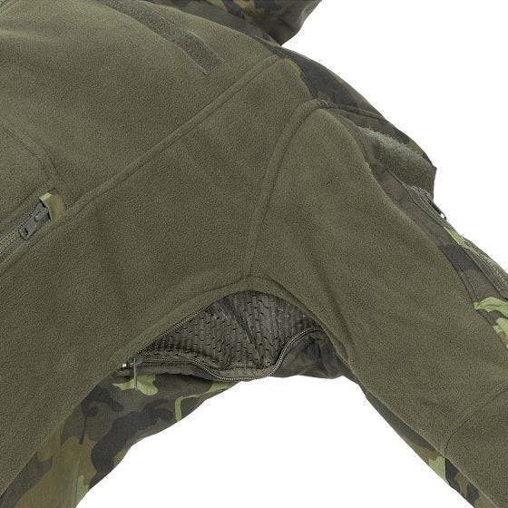 MFH US Combat Fleece Jack - Czech Woodland