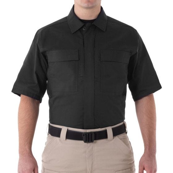 First Tactical V2 BDU Overhemd met Korte Mouwen Heren - Zwart