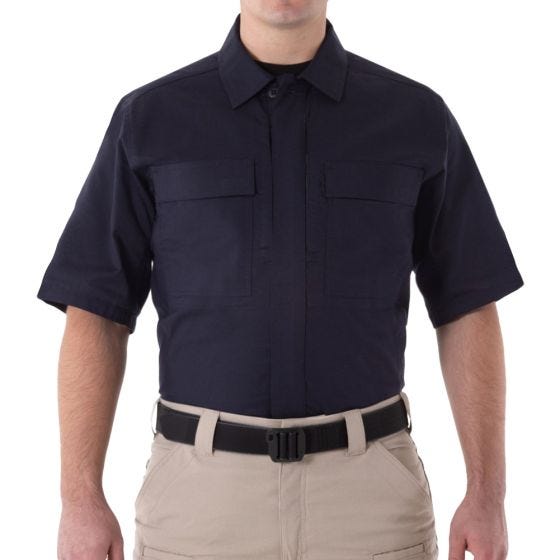 First Tactical V2 BDU Overhemd met Korte Mouwen Heren - Midnight Navy