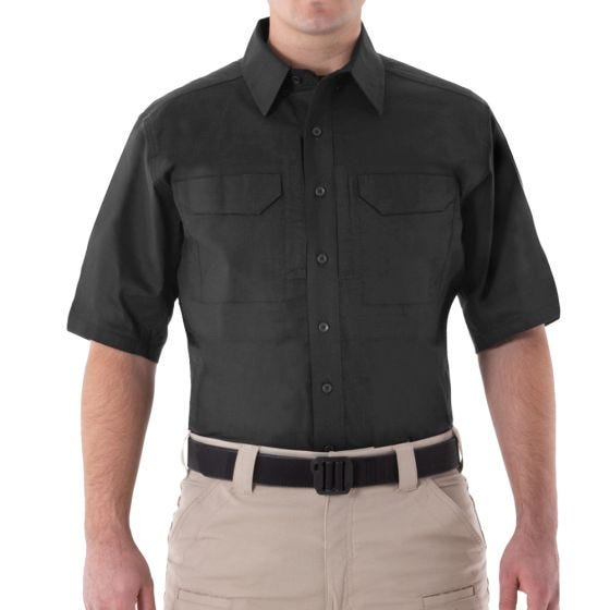 First Tactical V2 Tactical Overhemd met Korte Mouwen Heren - Zwart