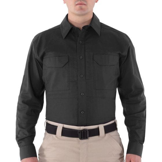 First Tactical V2 Tactical Overhemd met Lange Mouwen Heren - Zwart