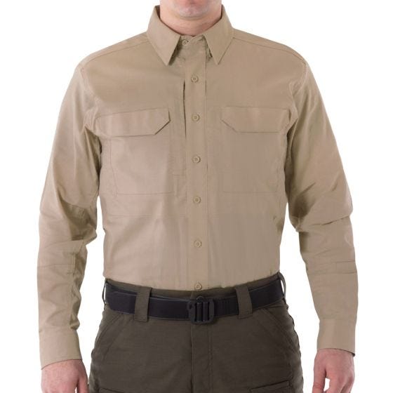 First Tactical V2 Tactical Overhemd met Lange Mouwen Heren - Khaki