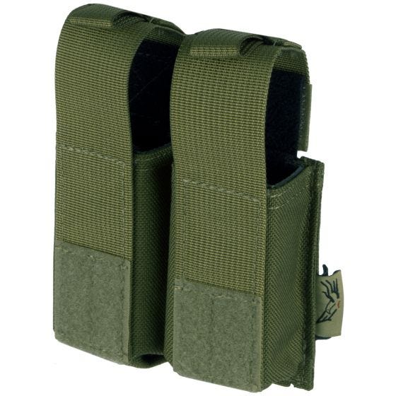 Flyye Ver. HP Dubbele Pistoolpatroonbuidel 9 mm MOLLE - Olive Drab