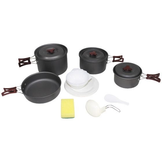 Fox Outdoor Large Anonized Aluminium Mess-kit