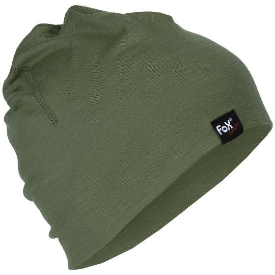 Fox Outdoor Merino Lite Beanie - Olijf