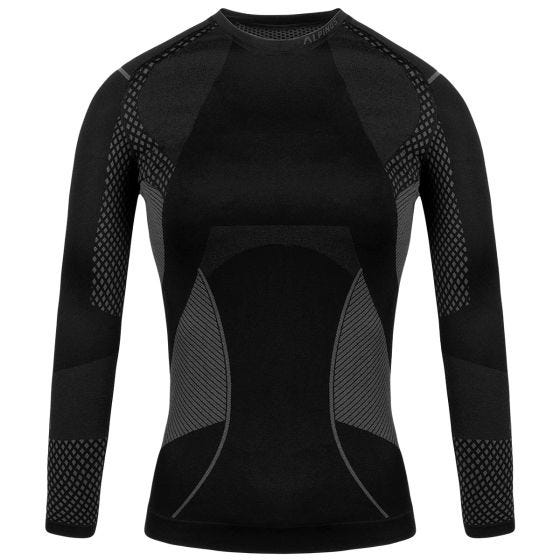 Alpinus Active Longsleeve Basislaag bovenlichaam - Zwart/Grijs
