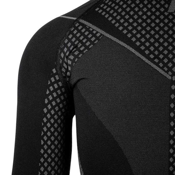 Alpinus Active Longsleeve Basislaag bovenlichaam - Zwart/Grijs