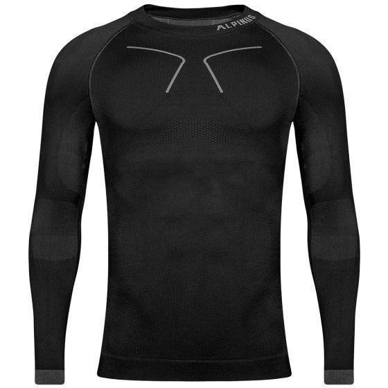 Alpinus Tactical Longsleeve Basislaag bovenlichaam - Grijs/Zwart