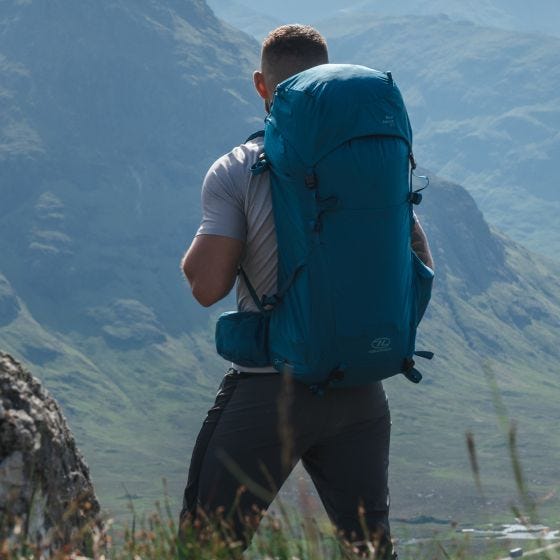 Highlander Mannen Ben Nevis Rugzak 52 L - Grijs