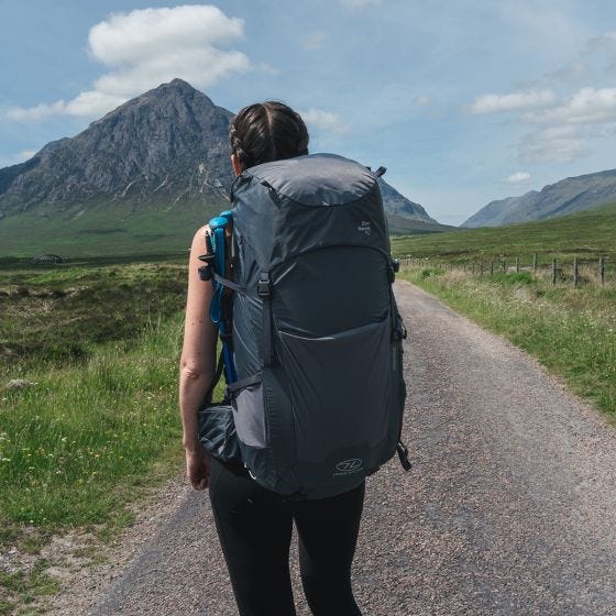 Highlander Dames Ben Nevis Rugzak 52 L - Petrol