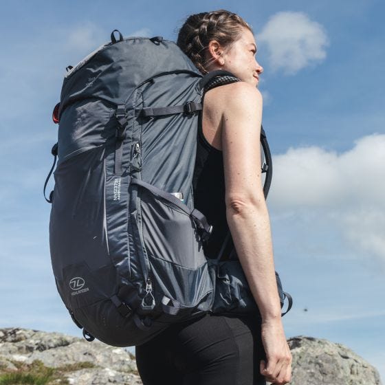 Highlander Dames Ben Nevis Rugzak 52 L - Petrol