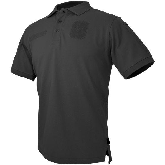 Hazard 4 Loaded ID Centric Modular Poloshirt met Patch - Zwart