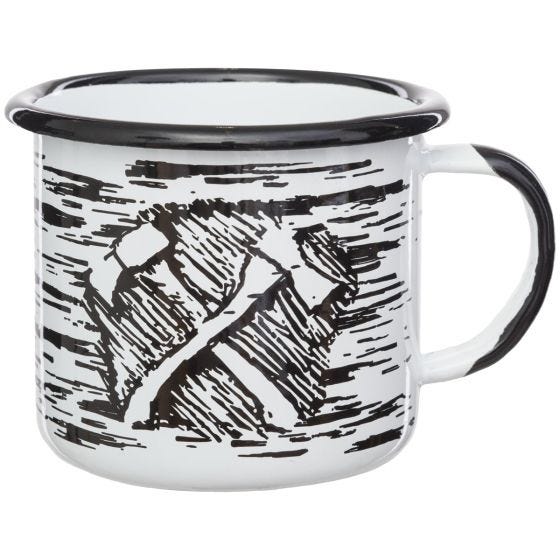 Helikon Axe Enamel Mok 350 ml - Wit