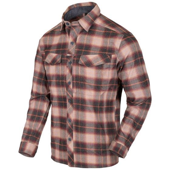 Helikon Defender Mk2 Pilgrim Overhemd met Lange Mouwen - Roestige Ruitjes