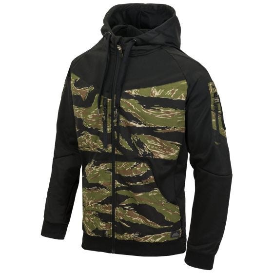 Helikon Rogue Hoodie met ritssluiting - Zwart/Tiger Stripe