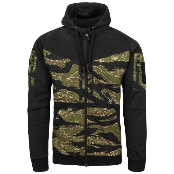 Helikon Rogue Hoodie met ritssluiting - Zwart/Tiger Stripe