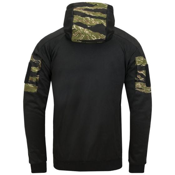 Helikon Rogue Hoodie met ritssluiting - Zwart/Tiger Stripe