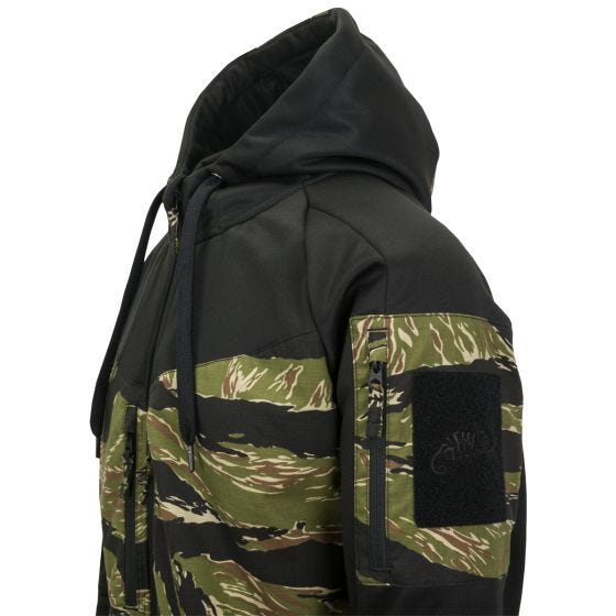 Helikon Rogue Hoodie met ritssluiting - Zwart/Tiger Stripe