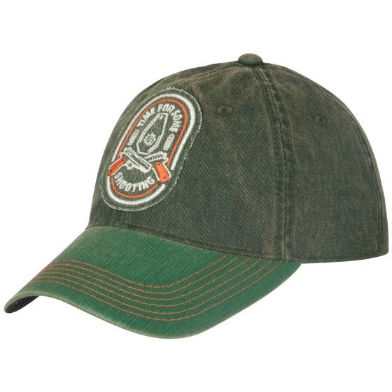 Helikon Shooting Time Petje - Dirty Washed Dark Green / Dirty Washed Kelly Green